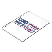 Vereinte Staaten Notizblock (Linke Seite)