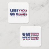Vereinte Staaten Quadratische Visitenkarte (Vorne/Hinten)