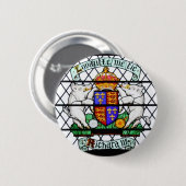 VEReintes Königreich BUNTGLAS RICHARD III Button (Vorne & Hinten)