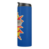 Vereitelt wieder Funny Burrito Yummy Lifestyle Thermosbecher (Nach rechts gedreht)