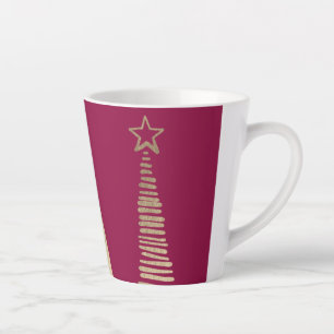 Vereitelter Weihnachtsbaum Milchtasse