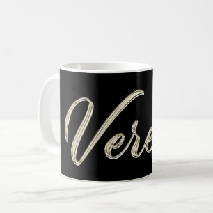 Verena white gold Handwriting Tasse Kaffeetasse
