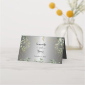 Vererbte Blüten: Silberakzente und Gildenkönige Platzkarte (Rückseite)