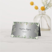 Vererbte Blüten: Silberakzente und Gildenkönige Platzkarte (Vorderseite)