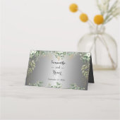 Vererbte Blüten: Silberakzente und Gildenkönige Platzkarte (Rückseite)