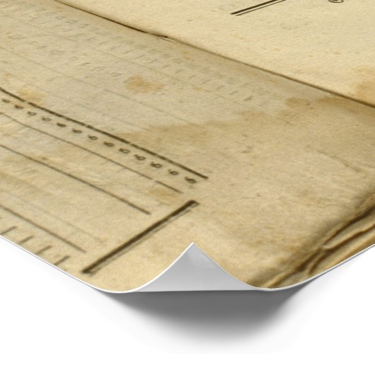 Verfahren von 1776 poster (Ecke)