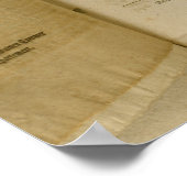 Verfahrensordnung von 1776 poster (Ecke)