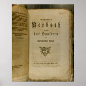 Verfahrensordnung von 1776 poster (Vorne)
