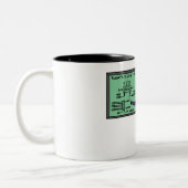 Verfahrenstechnik-Frauen-RegelKaffeetasse Zweifarbige Tasse (Links)