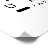 Verfall Sieben Mal Poster Print Wall Decoration (Ecke)