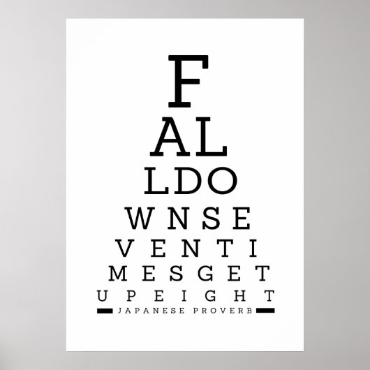 Verfall Sieben Mal Poster Print Wall Decoration (Vorne)