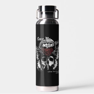 Verfallende Liebe - Gothic Streetwear Design Trinkflasche