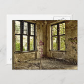Verfallene Villa Verfall über die Zeit Postkarte (Vorne/Hinten)