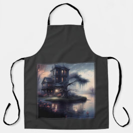 verfallene Zuhause auf der Bayou Schürze