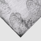 Verfallenes Brainz Seidenpapier 10" x 15" (Ausschnitt)