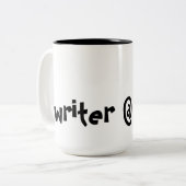 Verfasser@ Arbeit Tasse (Vorderseite Links)