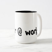 Verfasser@ Arbeit Tasse (VorderseiteRechts)