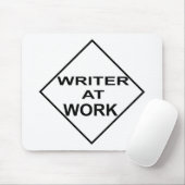Verfasser bei der Arbeit - Geschenk für Verfasser Mousepad (Mit Mouse)