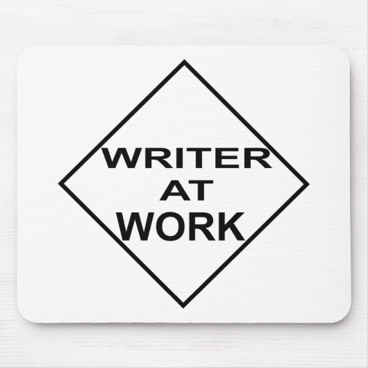Verfasser bei der Arbeit - Geschenk für Verfasser Mousepad (Vorne)