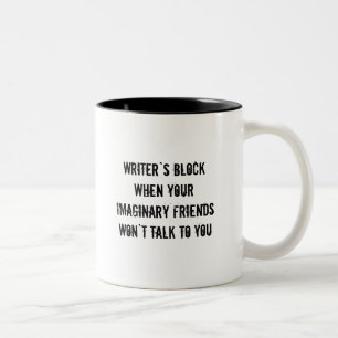 Verfasser-Block-Kaffeetasse Zweifarbige Tasse