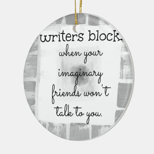 Verfasser-Block Keramik Ornament (Links)