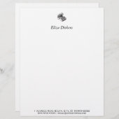 Verfasser-e-artig Schreibens-Maschine - Briefbogen (Vorne/Hinten)