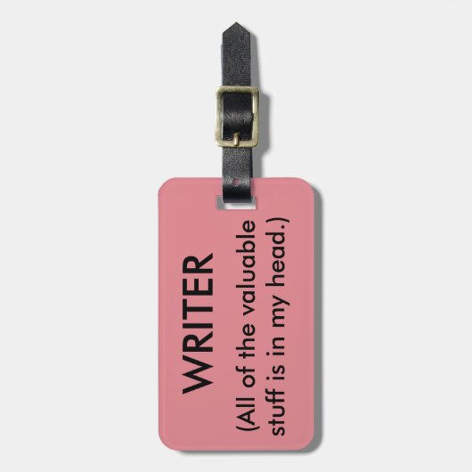 VERFASSER Gepäckanhänger (Vorderseite vertikal)