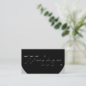 Verfasser geprägt visitenkarte (Stehend Vorderseite)