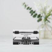 Verfasser-Geschäfts-Visitenkarte Visitenkarte (Stehend Vorderseite)