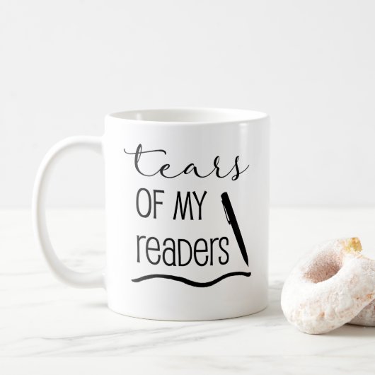 Verfasser-Geschenk-Risse meiner Kaffee-Tasse der Kaffeetasse (Mit Donut)