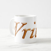 Verfasser-Gold Kaffeetasse (Vorderseite Links)
