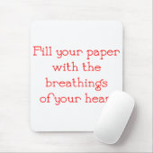Verfasser-Mausunterlage Mousepad (Mit Mouse)