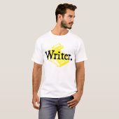 Verfasser. Mit Art Schreibens-Maschine T-Shirt (Vorne ganz)