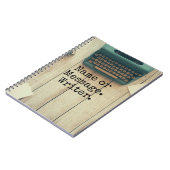 Verfasser Notizblock (Linke Seite)