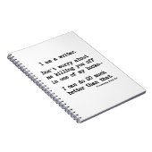 Verfasser-Notizbuch/Zeitschrift Notizblock (Rechte Seite)