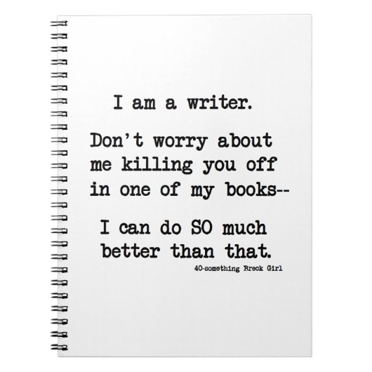 Verfasser-Notizbuch/Zeitschrift Notizblock (Vorderseite)