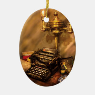 Verfasser - Remington Schreibmaschine Keramikornament