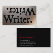 Verfasser. .retirW Visitenkarte (Vorne/Hinten)