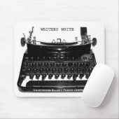 Verfasser schreiben Schreibmaschine Mousepad (Mit Mouse)