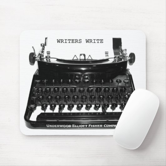 Verfasser schreiben Schreibmaschine Mousepad (Mit Mouse)