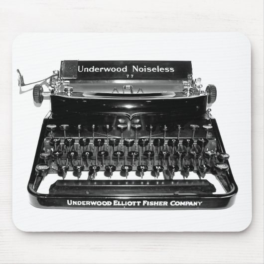 Verfasser-Schreibmaschine Mousepad - besonders (Vorne)