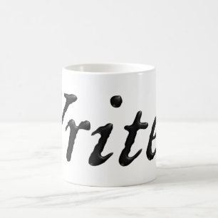 Verfasser schwarzes Ing Kaffeetasse