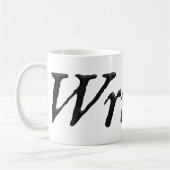Verfasser schwarzes Ing Kaffeetasse (Links)