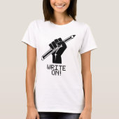 Verfasser-Shirt schreiben auf T-Shirt (Vorderseite)