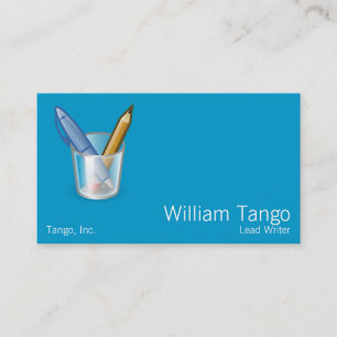 Verfasser-Stift-Bleistift-Schale Visitenkarte