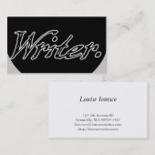 Verfasser Uncircled Visitenkarte (Vorne/Hinten)