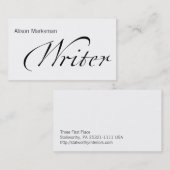 Verfasser Visitenkarte (Vorne/Hinten)