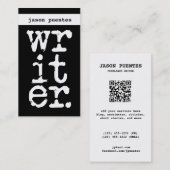 Verfasser Visitenkarte (Vorne/Hinten)