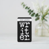 Verfasser Visitenkarte (Stehend Vorderseite)