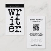 Verfasser Visitenkarte (Vorne/Hinten)